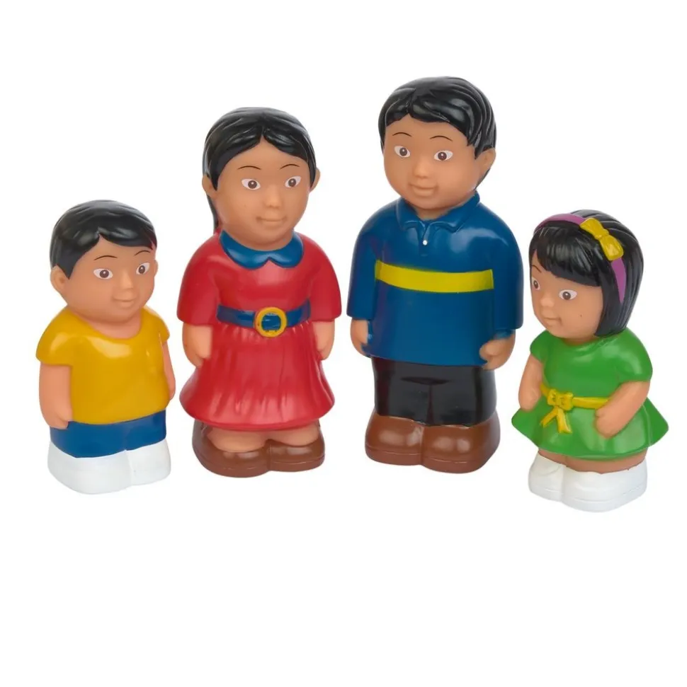 Chunky Asian Family Figures - Set of 4