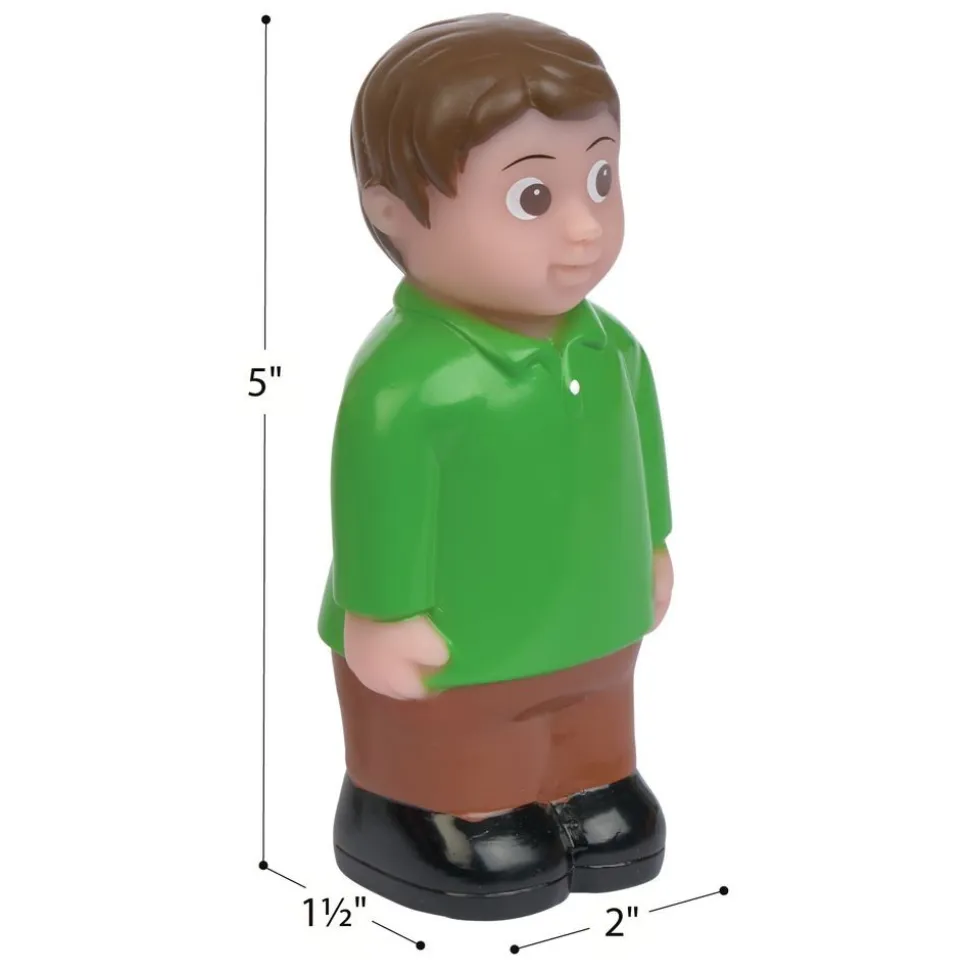 Chunky Caucasian Family Figures - Set of 4