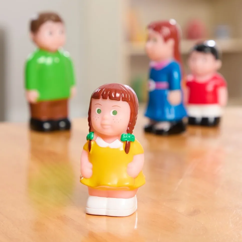 Chunky Caucasian Family Figures - Set of 4