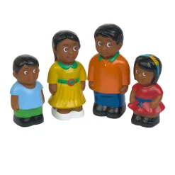 Chunky Hispanic Family Figures - Set of 4