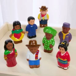 Chunky Multicultural Community Figures - Set of 8