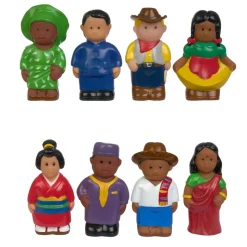 Chunky Multicultural Community Figures - Set of 8