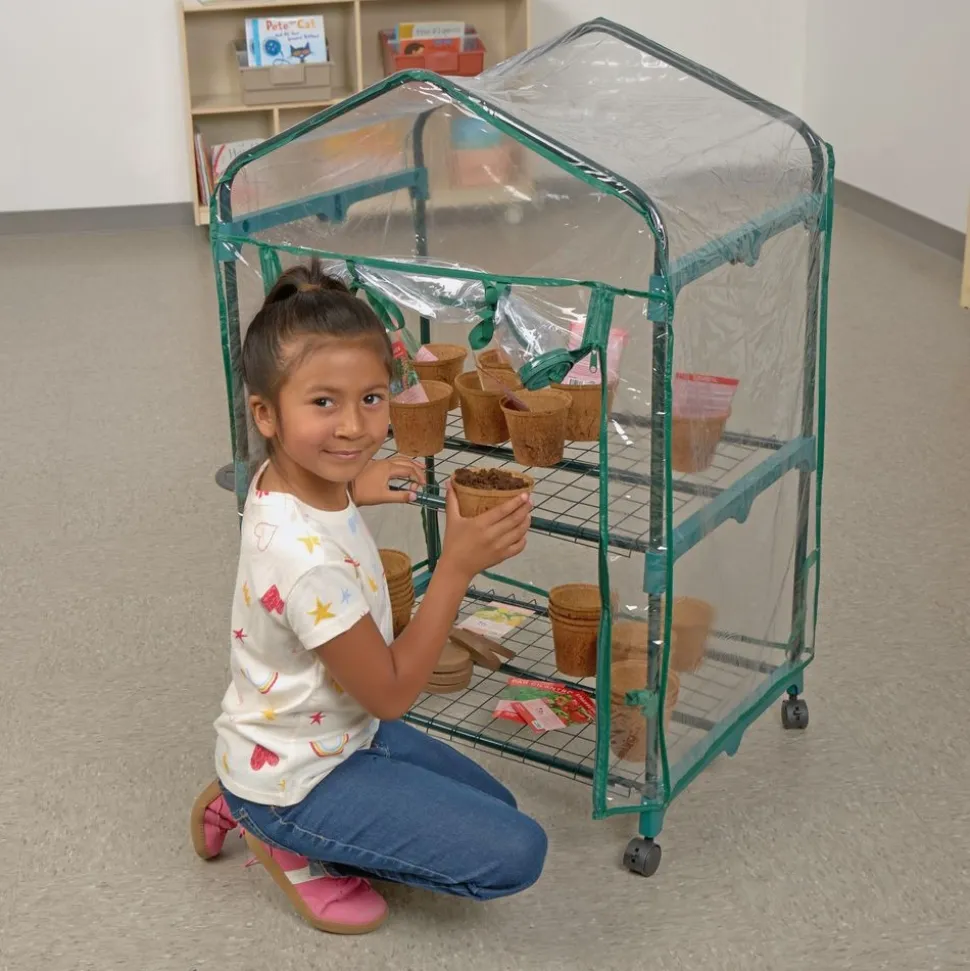 3 Classroom Growing Kits & Greenhouse