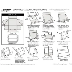 Classroom Keepers Corrugated Book Shelf