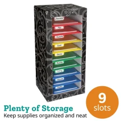 Classroom Mail Center™ - 9 Slot, 4 Color Grouping Design