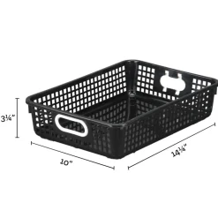Classroom Paper Baskets - Black - 4 baskets