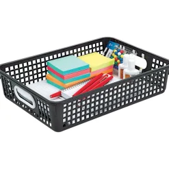 Classroom Paper Baskets - Black - 4 baskets