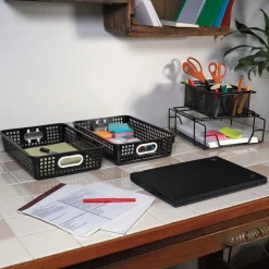 Classroom Paper Baskets - Black - 4 baskets