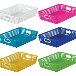 Classroom Paper Baskets - Tropics - Set Of 6