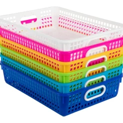 Classroom Paper Baskets - Tropics - Set Of 6