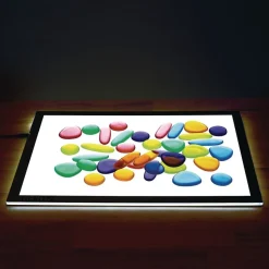 Clear Rainbow Pebbles - 36 pieces