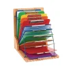 Clipboard Stand With 12 Colorful Clipboards