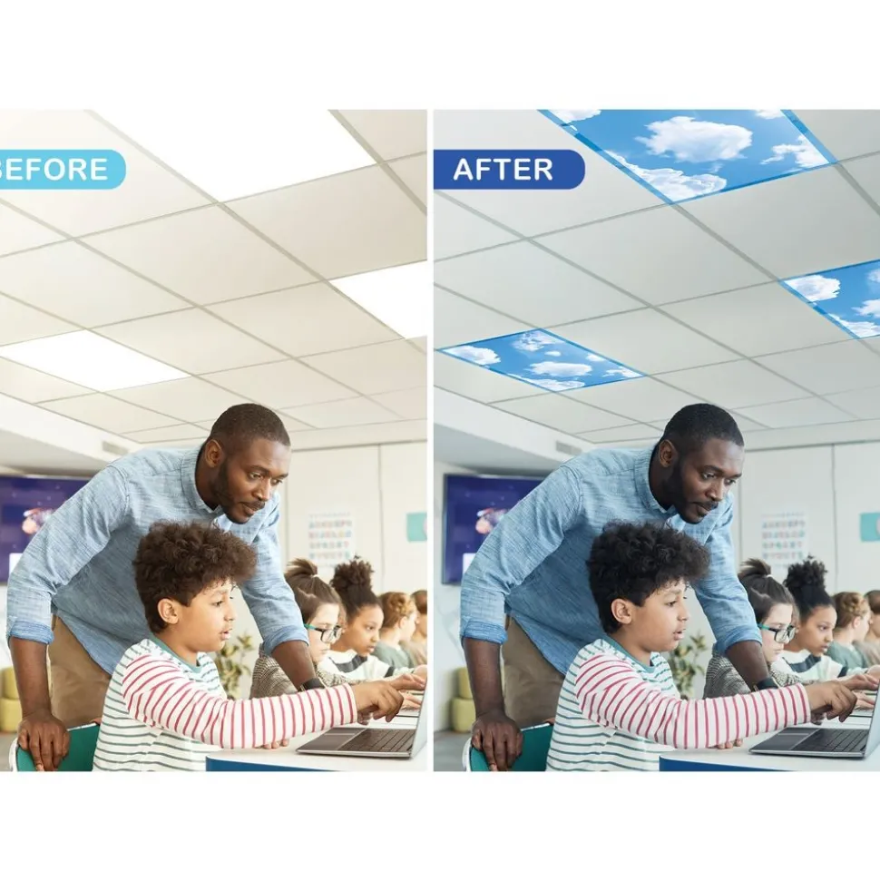 Clouds Calming Covers Ceiling Light Filters