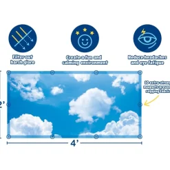 Clouds Calming Covers Ceiling Light Filters
