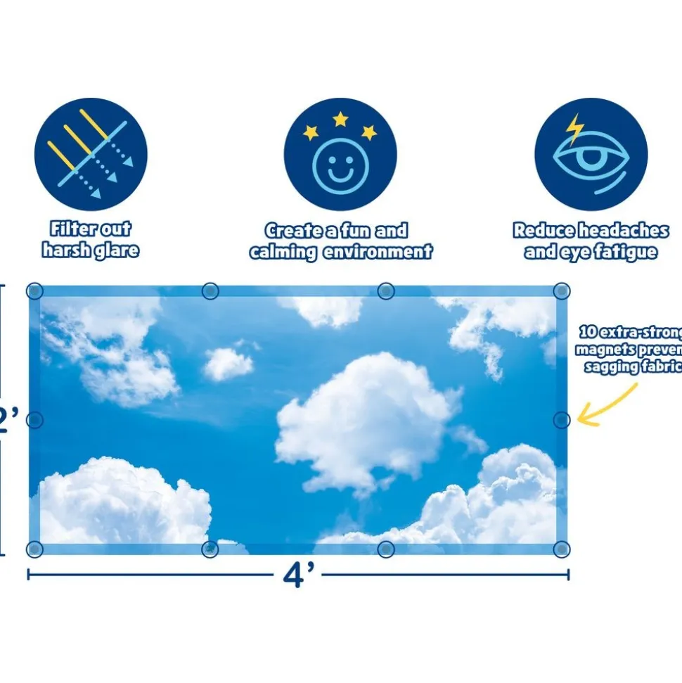 Clouds Calming Covers Ceiling Light Filters