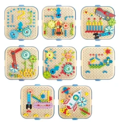 Cogworks Experimental Pegboard Playset - 121pcs