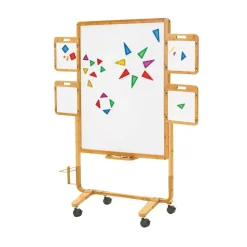 Collaboration Bamboo Premium Whiteboard Model with 4 Slates