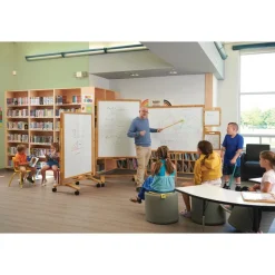 Collaboration Bamboo Premium Whiteboard Model with 4 Slates