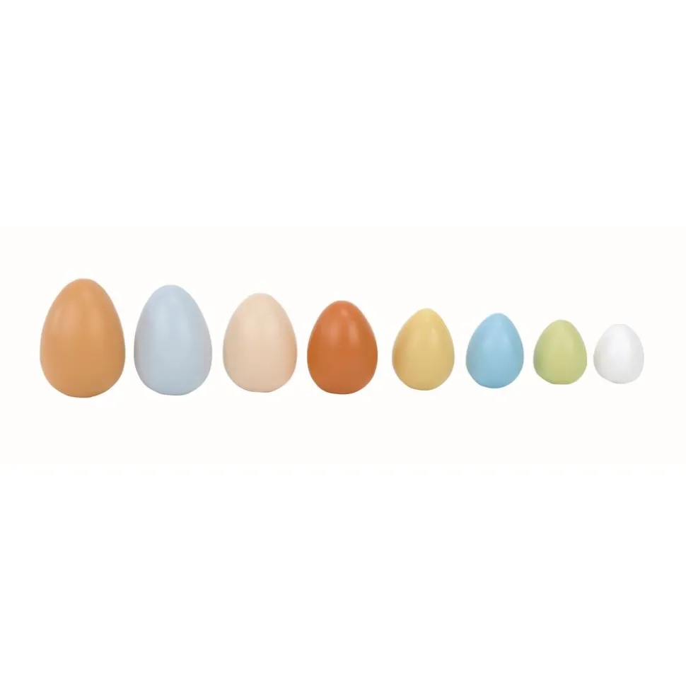 Color and Size Sorting Eggs Set of 8