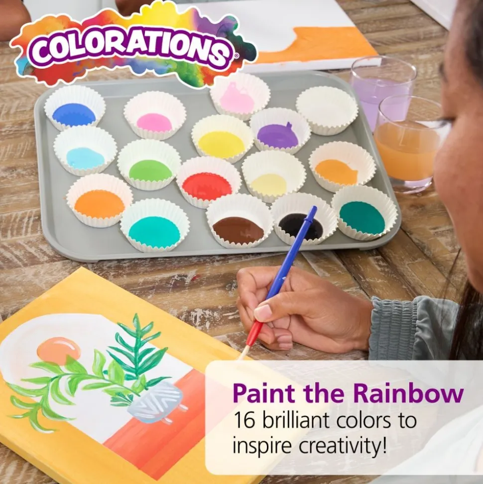 Colorations® Acrylic Paint Set - 16 Colors