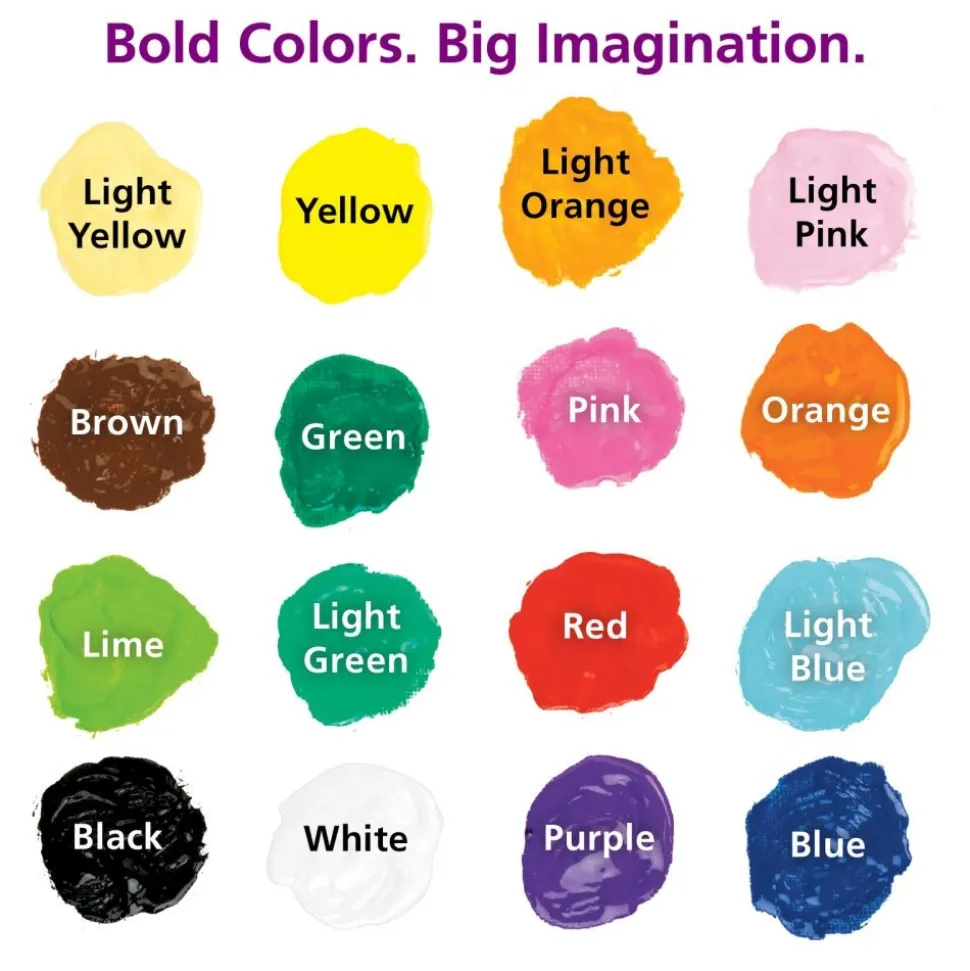 Colorations® Acrylic Paint Set - 16 Colors