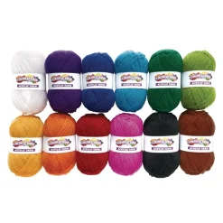 Colorations® Acrylic Yarn - Set of 12