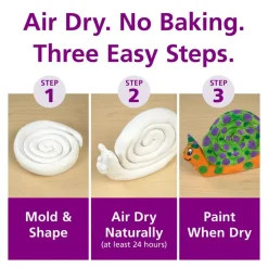 Colorations® Air Dry Modeling Clay - 8lbs