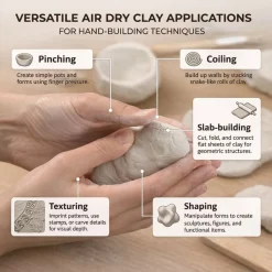 Colorations® Air Dry Modeling Clay - 24lbs Kit