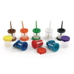 Colorations® Air-Tight, No-Mess Paint Cups - Set of 10