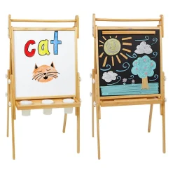 Colorations® All in One Wooden Adjustable Easel and Roll