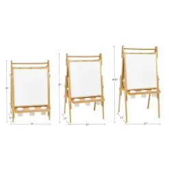 Colorations® All in One Wooden Adjustable Easel and Roll