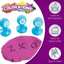 Colorations® Alphabet Dough Stampers - Set of 26