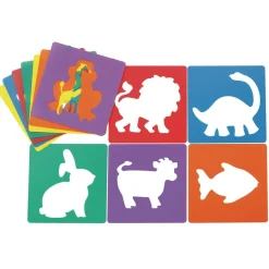 Colorations® Animal Shape Stencils, 8" - Set of 12