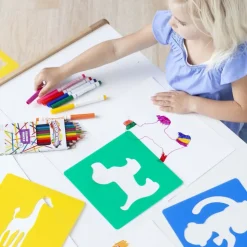 Colorations® Animal Shape Stencils, 8" - Set of 12
