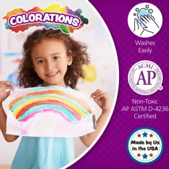 Colorations® Assorted Paintbrush Classpack and Simply Washable Tempera Paint Set