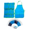 Colorations® Assorted Paintbrush Classpack & Waterproof Apron Set