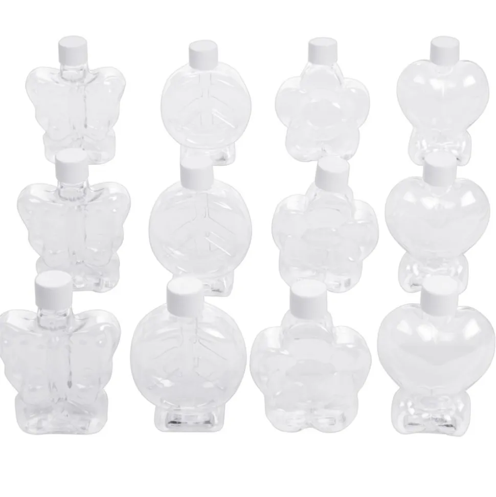 Colorations® Assorted Shape Craft Bottles - Set of 48