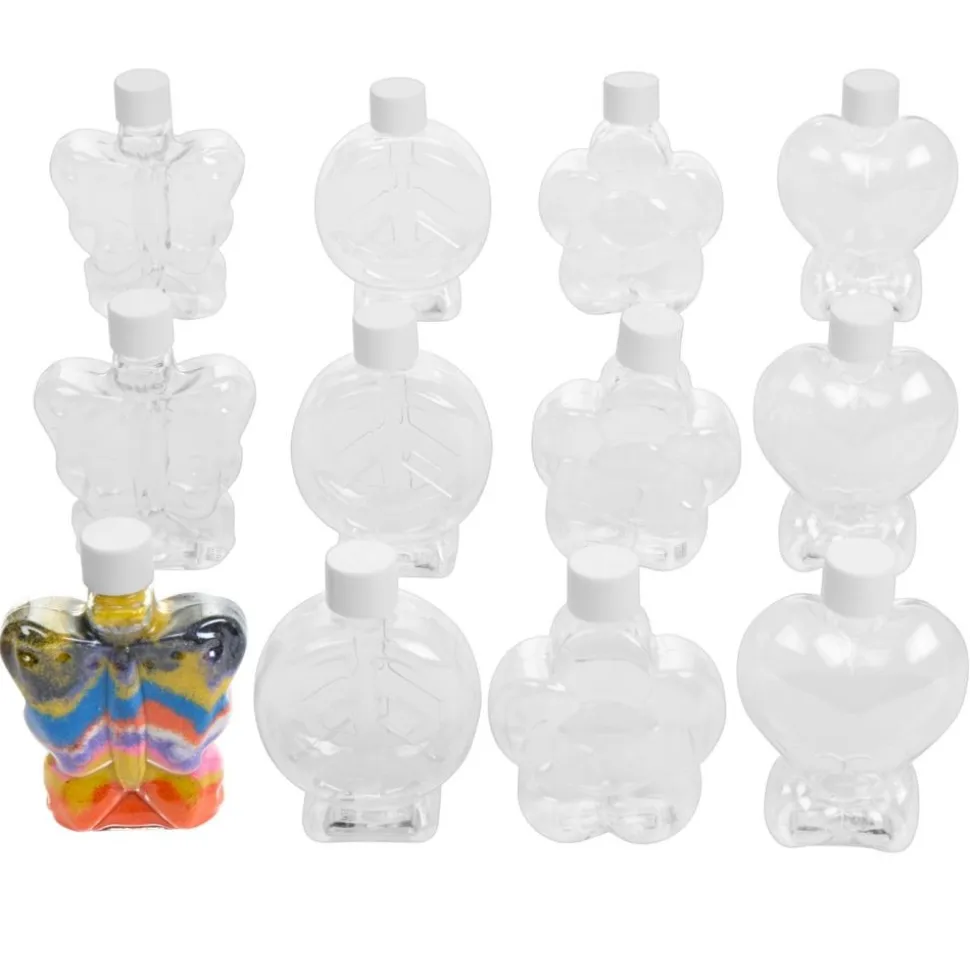 Colorations® Assorted Shape Craft Bottles - Set of 48