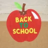 Colorations® Back-To-School Build-A-Word Apple Craft Kit - Makes 24 Crafts