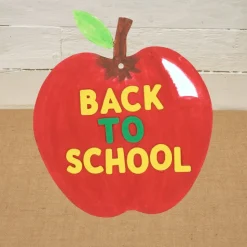 Colorations® Back-To-School Build-A-Word Apple Craft Kit - Makes 24 Crafts