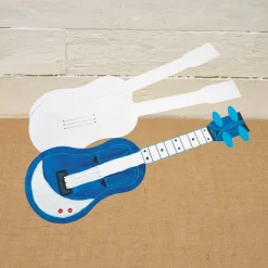 Colorations® Back-To-School Classroom Rock Star Guitar Craft Kit - Makes 12 Crafts