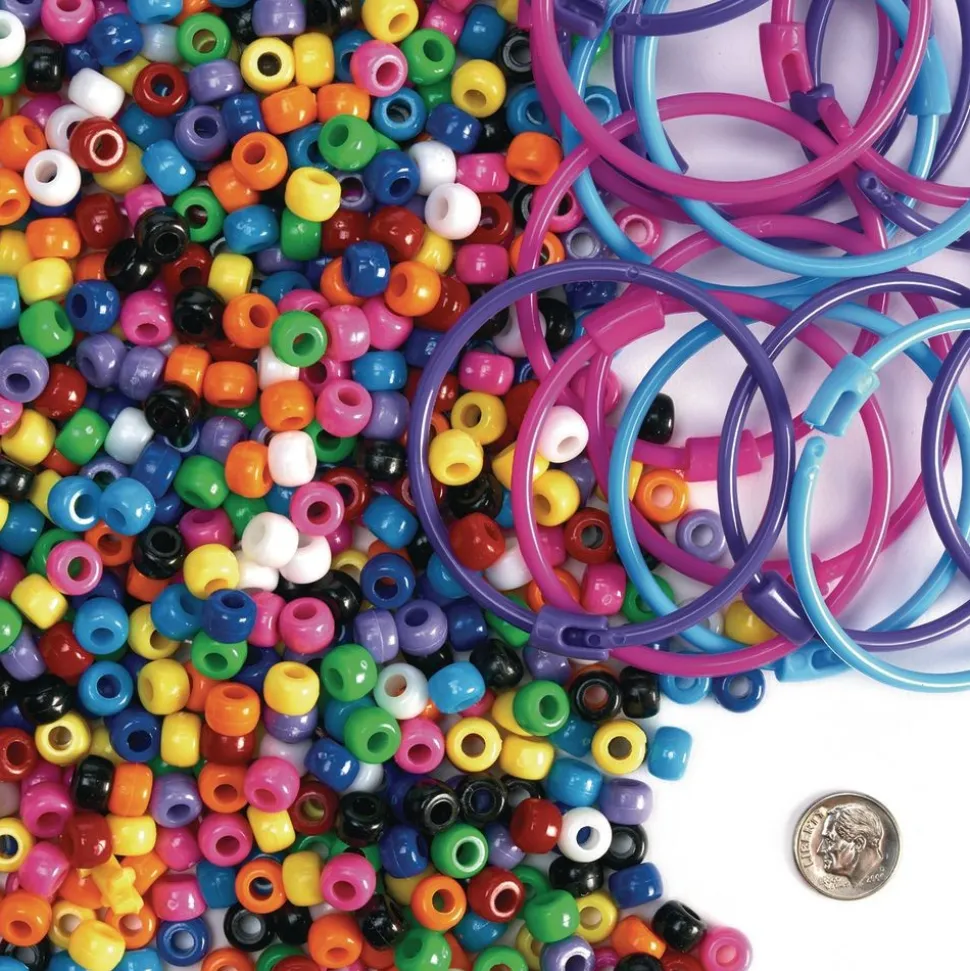 Colorations® Bead & Bracelet Kit - 1 lb. of beads and 24 Bracelets