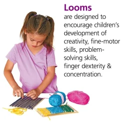 Colorations® Beginner's Wooden Loom- Set of 12