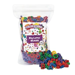 Colorations® Big Letter Beads - 300 Pieces