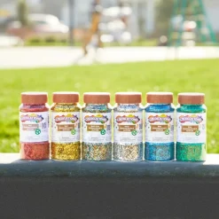 Colorations® Biodegradable Glitter - 6 Colors each 4 oz