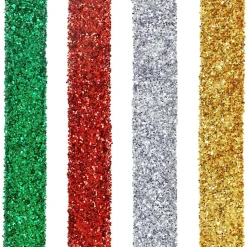 Colorations® Biodegradable Glitter - 4 holiday colors each 4 oz