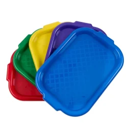 Colorations® Brawny Tough Large Plastic Art Trays Set of 5