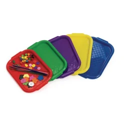 Colorations® Brawny Tough Plastic Art Trays - Set of 5