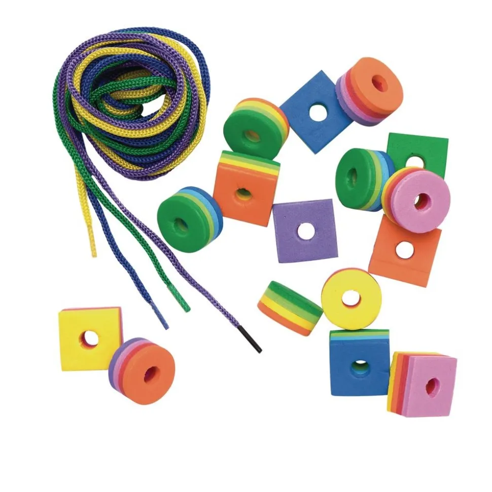 Colorations® Bright Stripe Beads 200 Beads