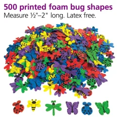 Colorations® Bug Foam Shapes - 500 Pieces